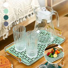 Load image into Gallery viewer, Light Luxury Draining Tea Tray