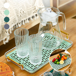 Light Luxury Draining Tea Tray