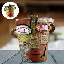 Load image into Gallery viewer, Abstract Beauty Face Flower Pot