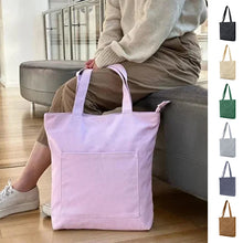 Load image into Gallery viewer, Casual Tote Bag With Pockets