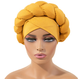 Boho Braided Turban Hat