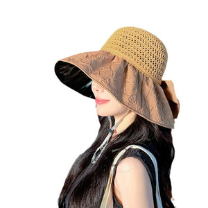 Can Store Bow Shaped Sunshade Hat