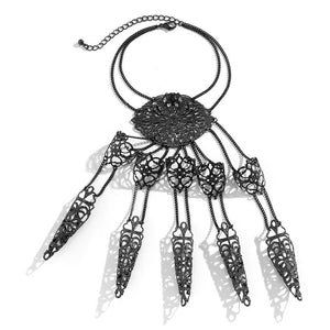 Gothic Glove Metal Cutout Bracelet