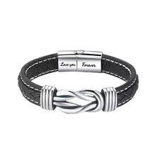 Load image into Gallery viewer, To My Man, I Love You Forever and Always Linked Bracelet