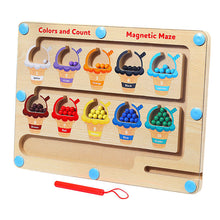 Load image into Gallery viewer, Ice Cream Color and Number Magnetic Board