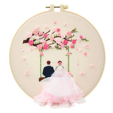 Load image into Gallery viewer, Handmade DIY Embroidery Love Friendship Wall Art