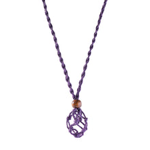 Load image into Gallery viewer, Waxed Necklace Cord For Crystal Pendant