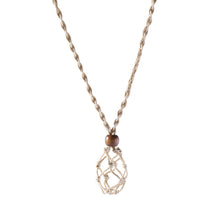 Load image into Gallery viewer, Waxed Necklace Cord For Crystal Pendant