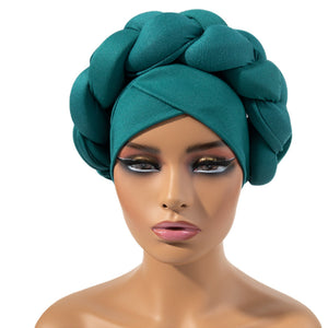 Boho Braided Turban Hat