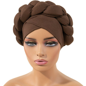 Boho Braided Turban Hat