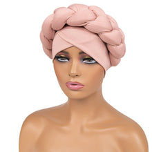 Load image into Gallery viewer, Boho Braided Turban Hat