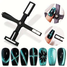 Load image into Gallery viewer, 5 In 1 Cat Eye Magnet For Nail Cross