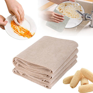 Multipurpose Kitchen Loofah Microfiber Cleaning Cloth