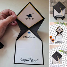 Load image into Gallery viewer, Degree Cap Graduation Card