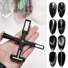 Load image into Gallery viewer, 5 In 1 Cat Eye Magnet For Nail Cross