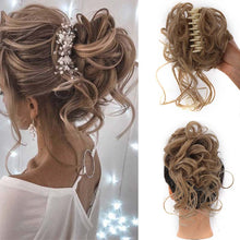 Load image into Gallery viewer, Curly Bun Hair Piece