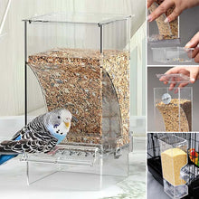 Load image into Gallery viewer, Automatic No-Spill Transparent Bird Feeder