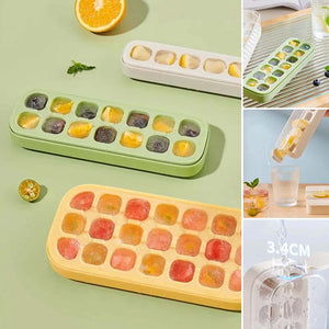 Press-Type Silicone Ice Cube Trays