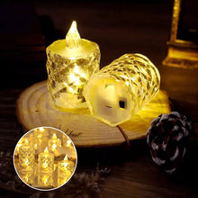 Load image into Gallery viewer, Crystal Flameless Candle Light