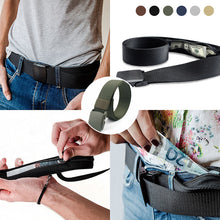 Load image into Gallery viewer, Anti Theft Belt With Hidden Money Pouch