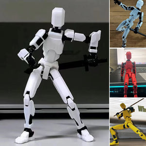 3D Printed Multi-Jointed Movable Robot