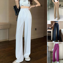 Load image into Gallery viewer, Figure-Flattering Versatile High-Waisted Wide Leg Trousers