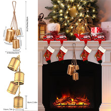 Load image into Gallery viewer, Christmas Cow Bell Decoration