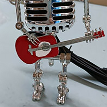 Load image into Gallery viewer, Retro mikrofon Robot USB