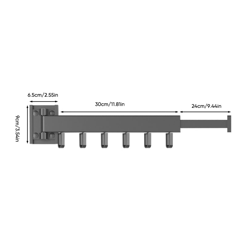 Aluminum Alloy Folding Ring Hook Drying Rack