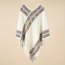 Load image into Gallery viewer, Women&#39;s Retro Pullover Tassel Shawl