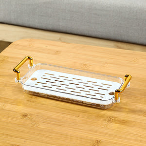 Light Luxury Draining Tea Tray