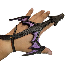 Load image into Gallery viewer, Leather Hand Dragon Cuff