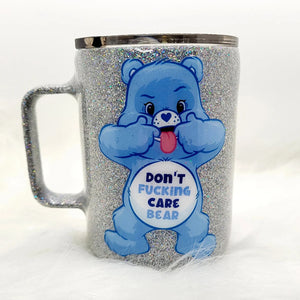 Bear Glitter Stainless Steel Mug