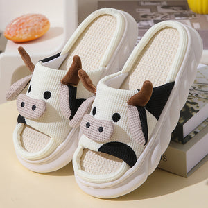 Cute Cow Slippers