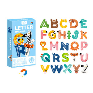 Animal-shaped Magnetic Alphabet