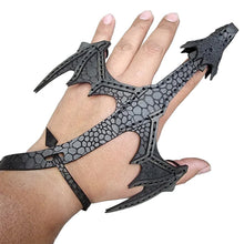 Load image into Gallery viewer, Leather Hand Dragon Cuff