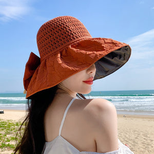 Can Store Bow Shaped Sunshade Hat