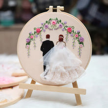 Load image into Gallery viewer, Handmade DIY Embroidery Love Friendship Wall Art