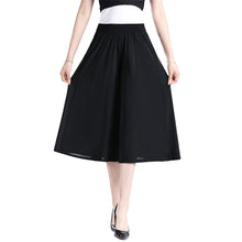 Load image into Gallery viewer, Women&#39;s High Elastic Waist Pleated Chiffon Wide Leg Culottes