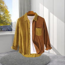 Load image into Gallery viewer, Men&#39;s Corduroy Long Sleeve Casual Shirt