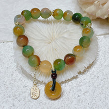 Load image into Gallery viewer, Natural Colorful Agate Bracelet