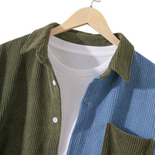 Load image into Gallery viewer, Men&#39;s Corduroy Long Sleeve Casual Shirt