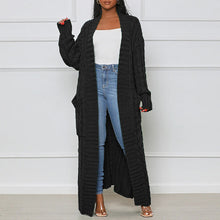 Load image into Gallery viewer, Long Twist Sweater Jacket