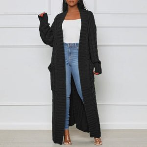 Long Twist Sweater Jacket