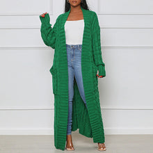 Load image into Gallery viewer, Long Twist Sweater Jacket