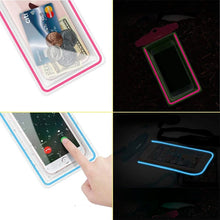 Load image into Gallery viewer, Waterproof Luminous Universal Phone Pouch