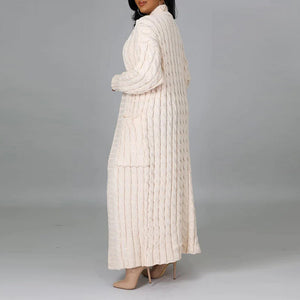 Long Twist Sweater Jacket