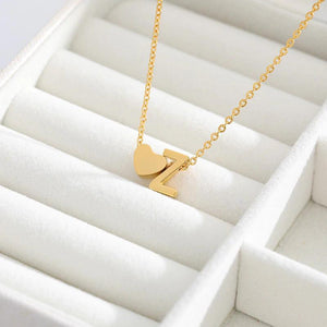 Initial Heart Necklace