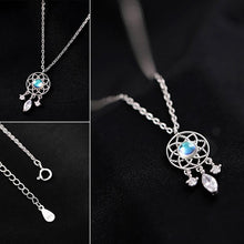 Load image into Gallery viewer, Moonlight Dreamcatcher Necklace Collarbone necklace