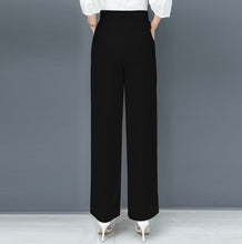 Load image into Gallery viewer, High Waist Loose Ice Silk Pants